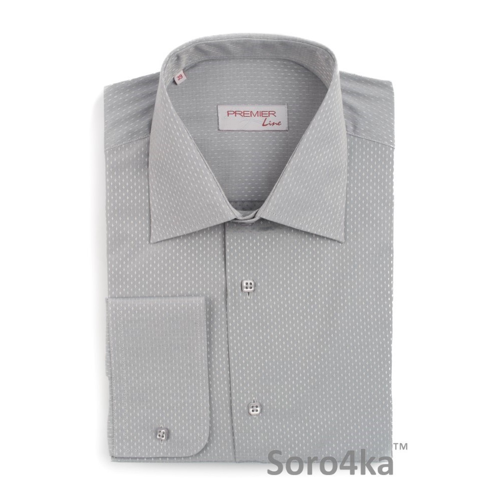 Сіра сорочка Middle fit Astron