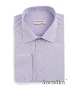 СВЕТЛАЯ СИРЕНЕВАЯ РУБАШКА MIDDLE FIT ASTRON