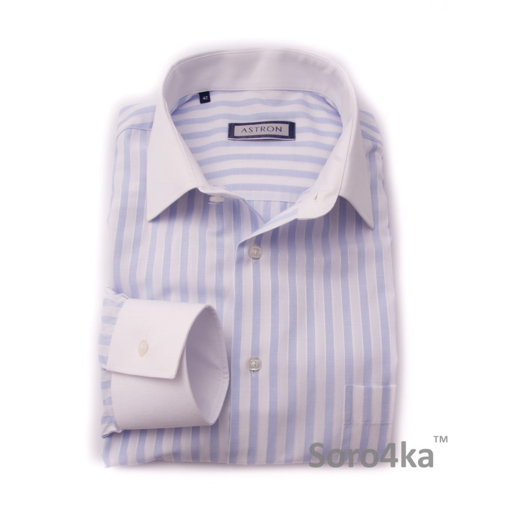 Сорочка Middle Fit Astron Light Blue Wide Stripe
