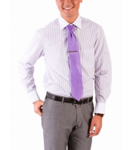 Сорочка Middle Fit Astron Purple Wide Stripe