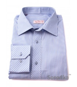 Сорочка Middle Fit Astron White&Light Blue Premier Stripe