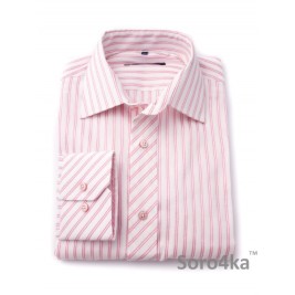 Сорочка Slim Fit Astron White&Rose Wide Stripe