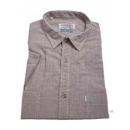 Сіра сорочка Astron Casual на короткий рукав Сіра сорочка Astron Casual на короткий рукав