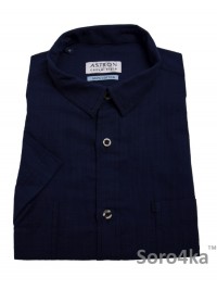 Синя Сорочка Astron Casual на короткий рукав