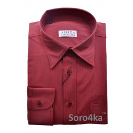 КРАСНАЯ РУБАШКА Middle Fit Astron Casual Style Red Stripe