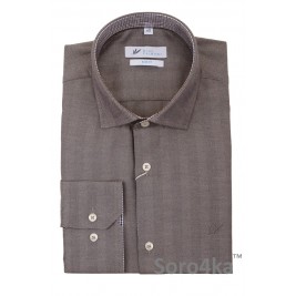 СІРА БАЙКОВА СОРОЧКА SLIM FIT Rino Palmieri СІРА БАЙКОВА СОРОЧКА SLIM FIT Rino Palmieri