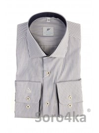 БІЛА СОРОЧКА СІРУ СМУЖКУ SLIM FIT Rino Palmieri