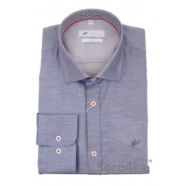 СВІТЛО-СІРА БАЙКОВА СОРОЧКА SLIM FIT Rino Palmieri СВІТЛО-СІРА БАЙКОВА СОРОЧКА SLIM FIT Rino Palmieri