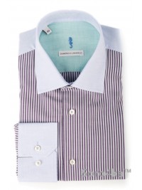 ГОЛУБАЯ РУБАШКА SLIM FIT DOMENICO CARAVELLI