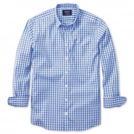 ГОЛУБАЯ РУБАШКА В КЛЕТОЧКУ CLASSIC FIT CHARLES TYRWHITT ГОЛУБАЯ РУБАШКА В КЛЕТОЧКУ CLASSIC FIT CHARLES TYRWHITT
