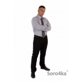 Сорочка в смужку Casual OVS White&Blue Stripe