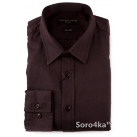 ЧЕРНАЯ МОДНАЯ РУБАШКА SLIM FIT AGRESSIVE & BLACK