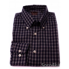 СИНЯЯ РУБАШКА В КЛЕТКУ CASUAL OVS BLUE & WHITE CHECK