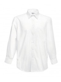 РУБАШКА БЕЛАЯ LONG SLEEVE POPLIN SHIRT