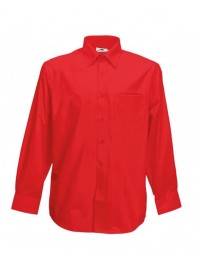 СОРОЧКА ЧЕРВОНА LONG SLEEVE POPLIN SHIRT