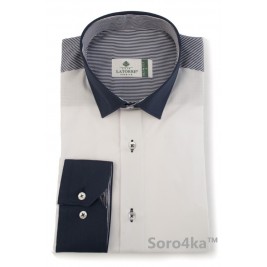 БЕЛАЯ РУБАШКА SLIM FIT LATORRE
