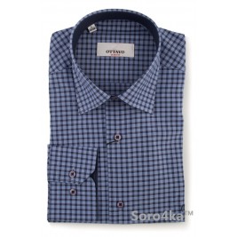 МУЖСКАЯ РУБАШКА В КЛЕТКУ SLIM FIT OTTAVO