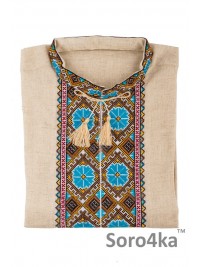 ВИШИВАНА ЛЛЯНА СОРОЧКА З КОЛОМИЙСЬКОЮ ВИШИВКОЮ РУЧНОЇ РОБОТИ